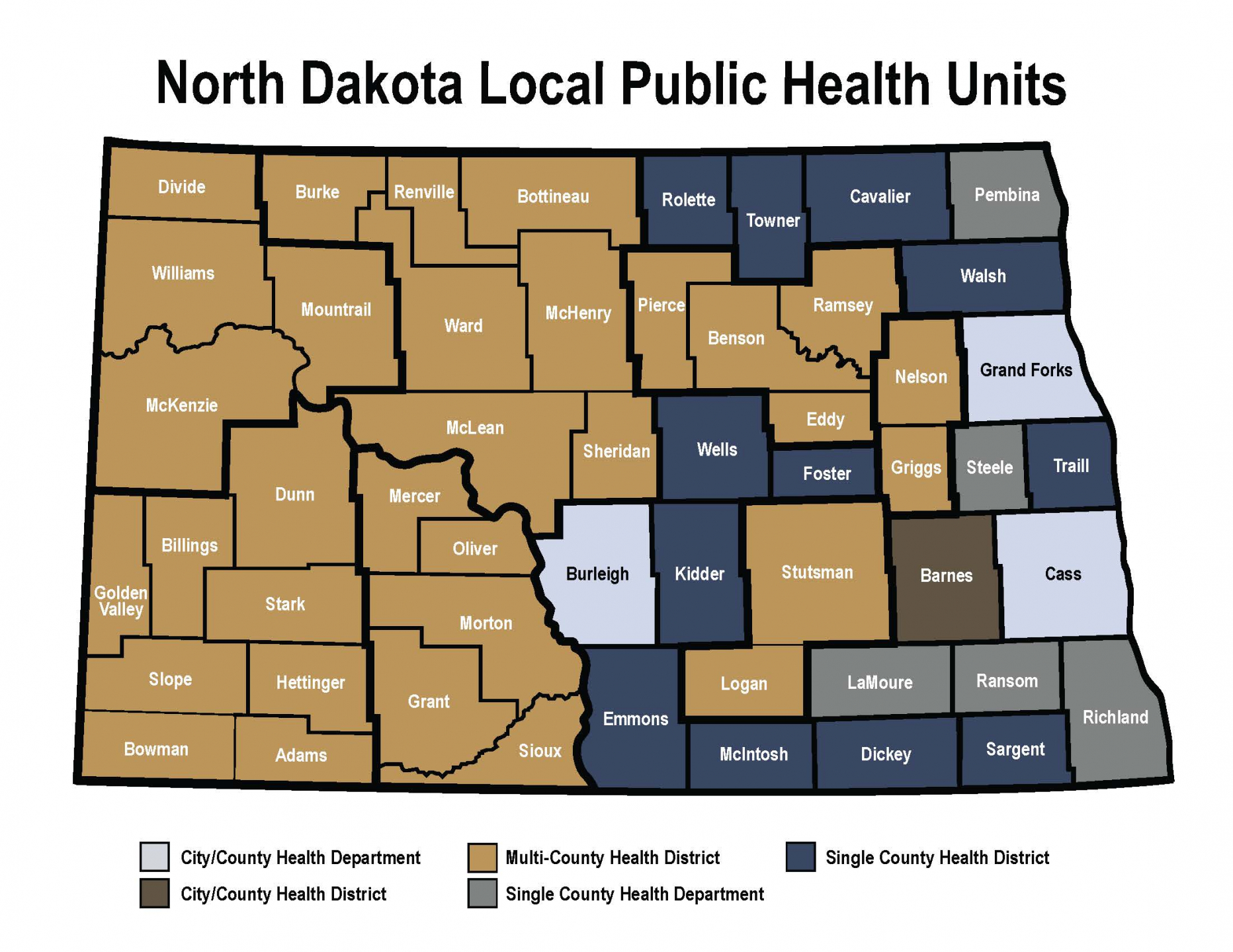 Local Public Health Health and Human Services North Dakota